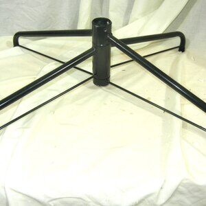 Green Folding METAL Artificial Christmas Tree Stand for UP TO 7ft Trees